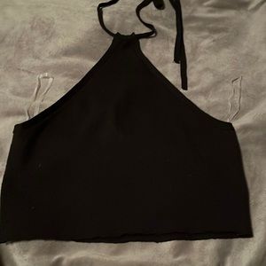 Black halter top ( never worn )